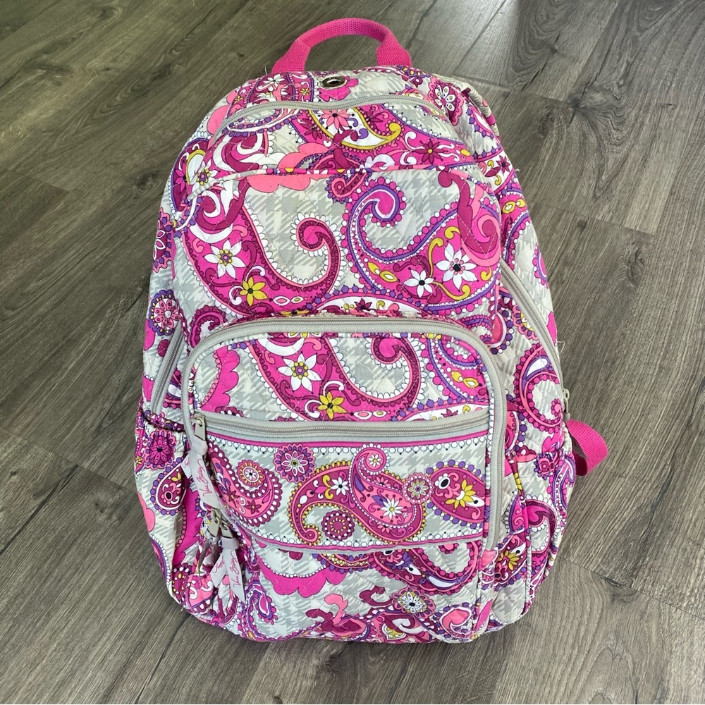 Vera Bradley Paisley Meets Plaid Backpack